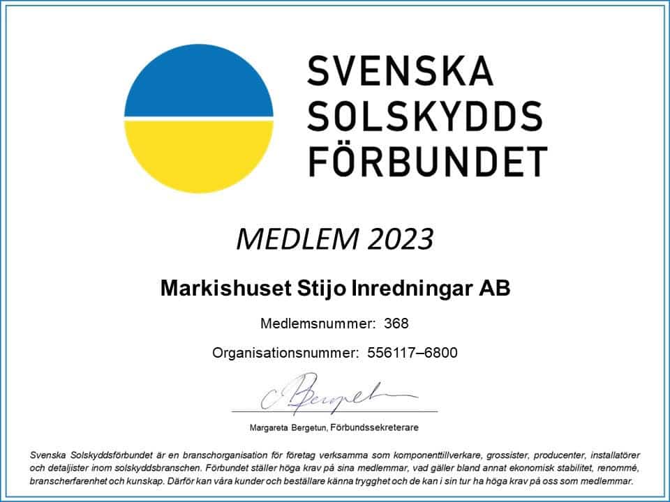 Medlem 368 Svenska Solskyddsförbundet 2023